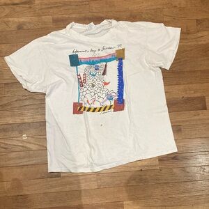 Vintage 1989 Examiner Bay to Bridge Marathon t-shirt